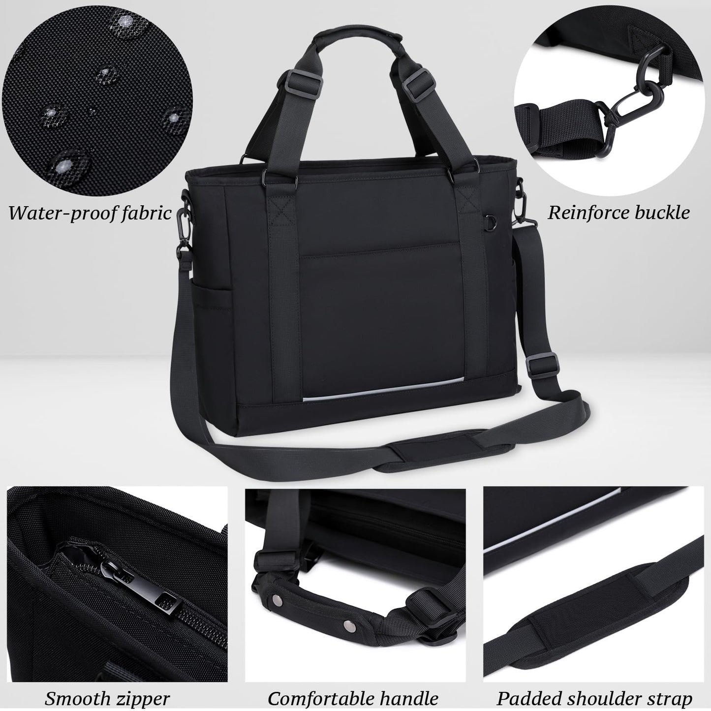 mygreen Tokyo Tote Messenger Backpack Convertible Tote Bag and Backpack, Fits 15.6" Laptop