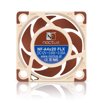 Noctua NF-A4x20 FLX Computer Case Fan - Cooling Components (Computer Case, Fan, 4 cm, 3700 RPM, 5000 RPM, 4400 RPM)