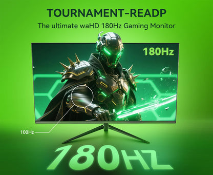 Raywego 27 inch Curved Gaming Monitor 180Hz Full HD 1080P 1800R Computer Monitor Display with FreeSync & Eye-Care, 4000:1 Contrast Ratio,Support VESA, DP, HDMI Port for Gaming Home Office