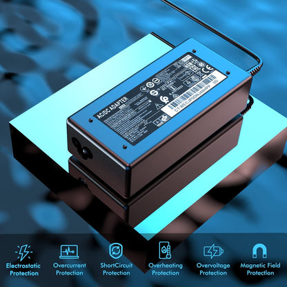 65-W-Netzteil passend für HP-Laptops, Smart Blue Tip Power Adapter 