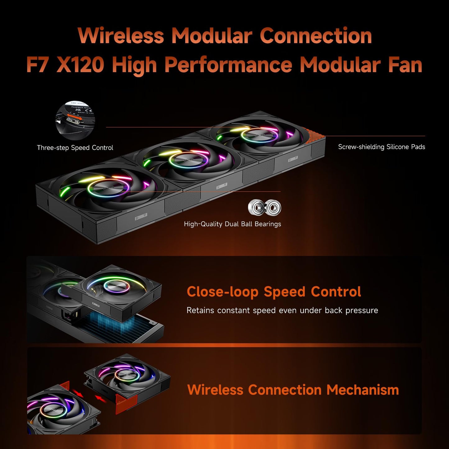 PCCOOLER CPU Cooler AIO, 3.4-inch IPS Display, 360mm ARGB Water Cooling, High-Performance F7 X120 Modular Fan, Compatible with AM4/AM5, LGA115X/1200/1700/1851 (CPS DT360 Black)