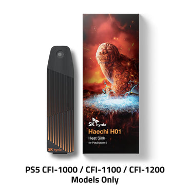 SK hynix Haechi H01 NVMe M.2 SSD Heatsink for PS5 CFI-1000 / CFI-1100 / CFI-1200 Models Only | Perfect fit with SK hynix Platinum P41 SSD
