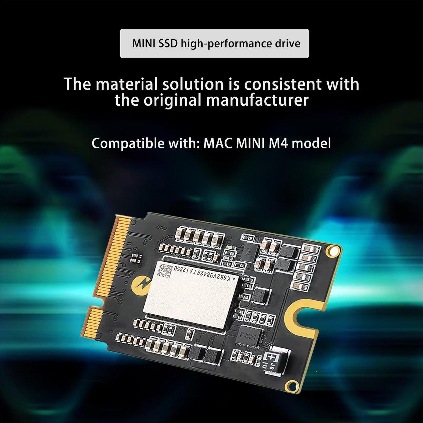 SPARKFLY 2TB Internal SSD for Mac mini M4, High-Speed Solid State Drive Expansion for Storage and Performance Upgrade