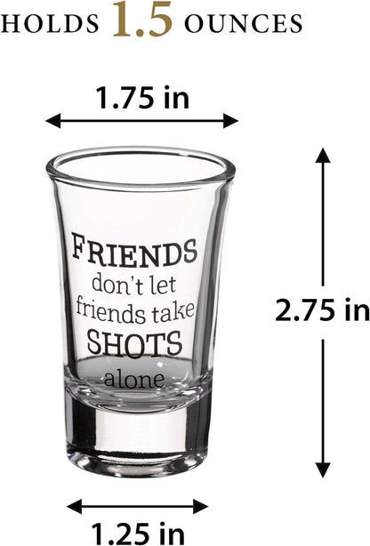 Lillian Rose Party-Schnapsgläser, 4er-Set 