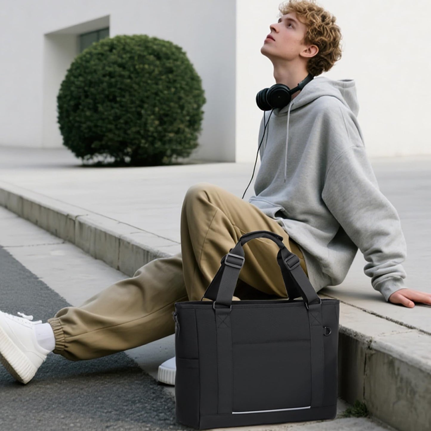 mygreen Tokyo Tote Messenger Backpack Convertible Tote Bag and Backpack, Fits 15.6" Laptop