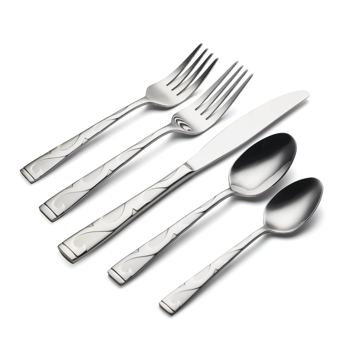 Oneida Tuscany 20-Piece Flatware Set, Service for 4, Silver