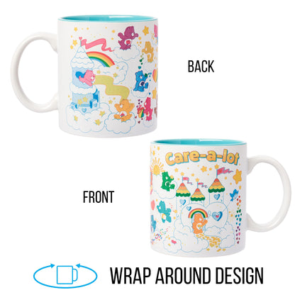 Silver Buffalo Care Bears Welcome to Care-A-Lot Magical Land Ceramic Mug, 20 Ounces