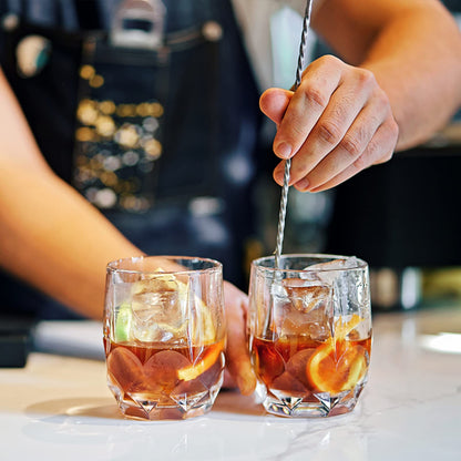 Eispickel aus Edelstahl, 23 cm lang, mit Schutzkappe, rutschfestem Holzgriff, ideal für Bars, Küche und zum Eisbrechen (M, Holzfarbe)