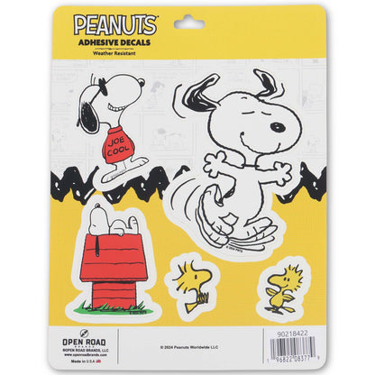 Peanuts Snoopy Aufkleber-Set aus Vinyl – Lustige Snoopy-Aufkleber für Auto, Fenster, Wasserflasche oder Laptop