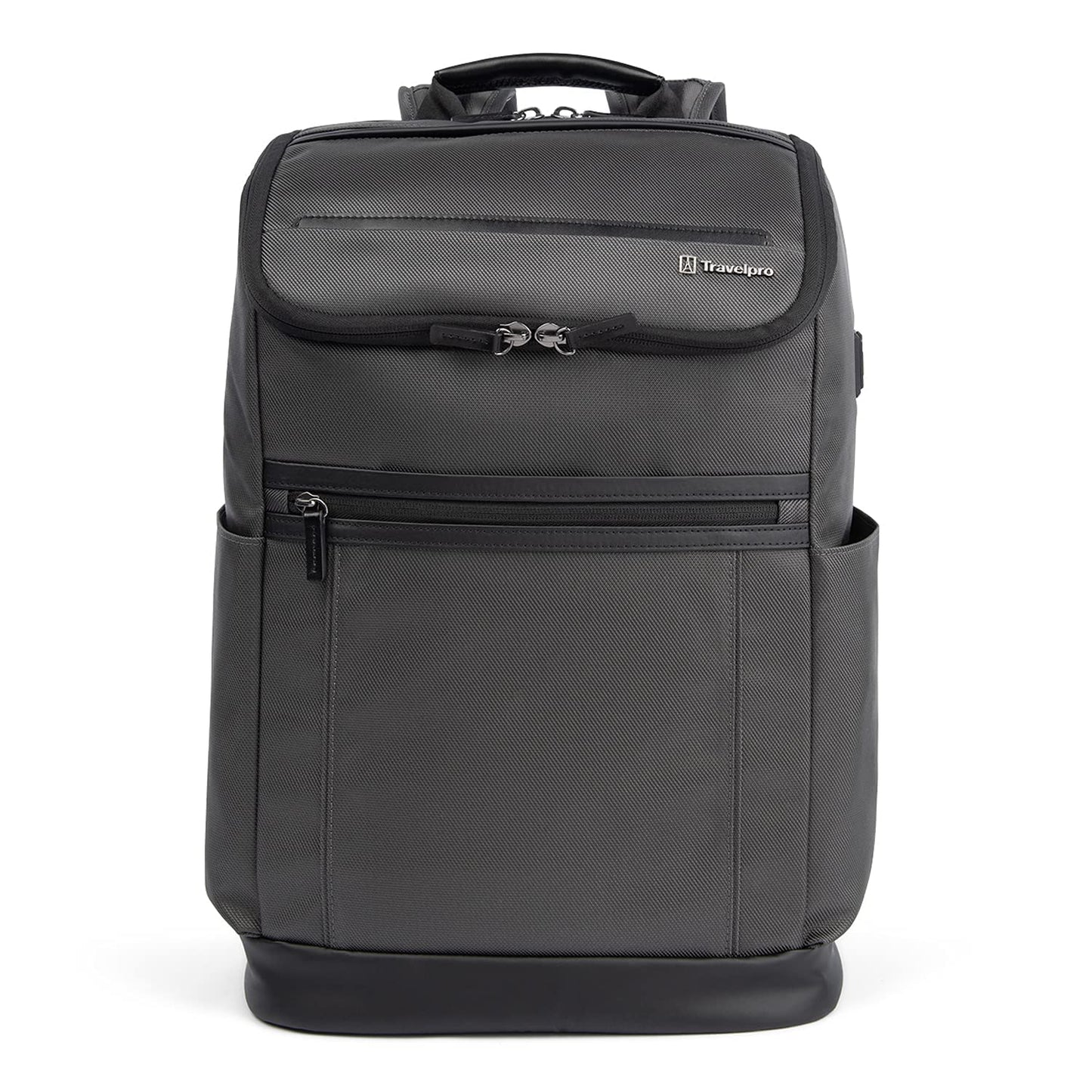 Travelpro Crew Executive Choice 3 Medium Top Load Backpack fits up to 15.6 Laptops and Tablets, USB A and C Ports, Men and Women, Jet Black