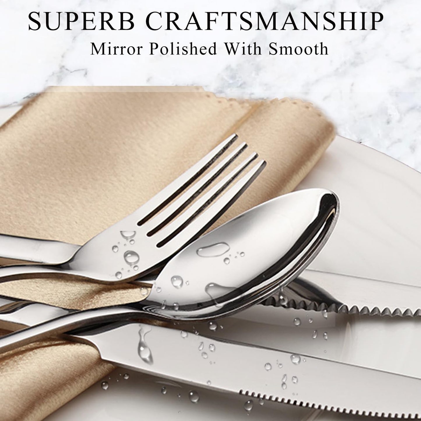 Teelöffel-Set, 6-teilig, 17 cm lange Löffel, hochwertiges, lebensmittelechtes 18/10-Edelstahl-Teelöffel-Set, Dessertlöffel aus Metall, robustes Küchenlöffel-Set, hochglanzpoliert und spülmaschinenfest