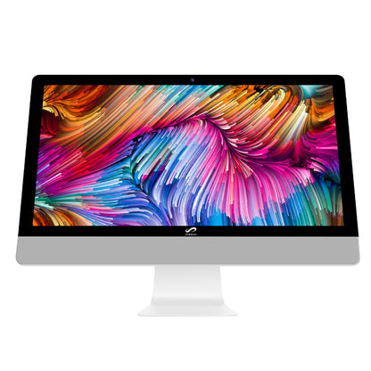 STGSivir All-in-One-Desktop-Computer, 22-Zoll-FHD-Display, Intel Core i5 bis zu 3,6 GHz, 16 GB RAM, 512 GB SSD, WLAN, Bluetooth 5.0, RGB-Tastatur und -Maus, Webcam, Windows 11 Home