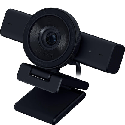 Razer Kiyo V2 Streaming Webcam: 4K 30 FPS, 1080p 60 FPS - AI Powered Auto-Framing - Built-in Microphone - Ultrawide Angle Lens - Privacy Cover - Works with OBS, Xsplit, Discord, Zoom, Teams - Black
