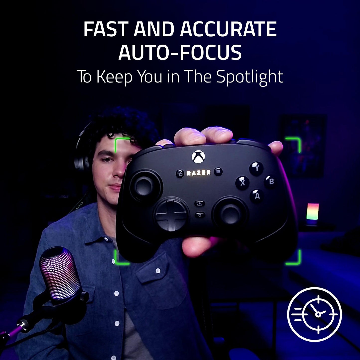 Razer Kiyo V2 X Streaming Webcam: 1440p 60 FPS - Auto Focus - Built-in Microphone - Wide Angle Lense - Integrated Privacy Shutter - Works with OBS, Xsplit, Streamlabs, Discord, Zoom, Teams - Black