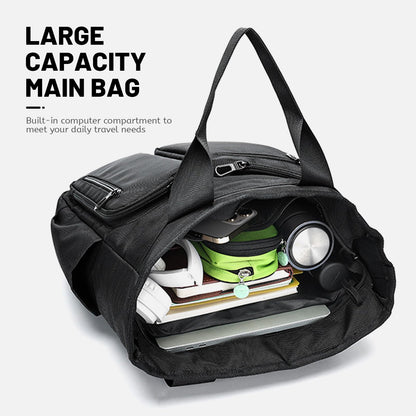 mygreen Tokyo Tote Messenger Backpack Convertible Tote Bag and Backpack, Fits 15.6" Laptop