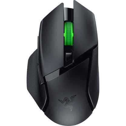 Razer Basilisk V3 X HyperSpeed Customizable Wireless Gaming Mouse: Mechanical Switches Gen-2-5G Advanced 18K Optical Sensor - Chroma RGB 9 Programmable Controls 535 Hr Battery Classic Black