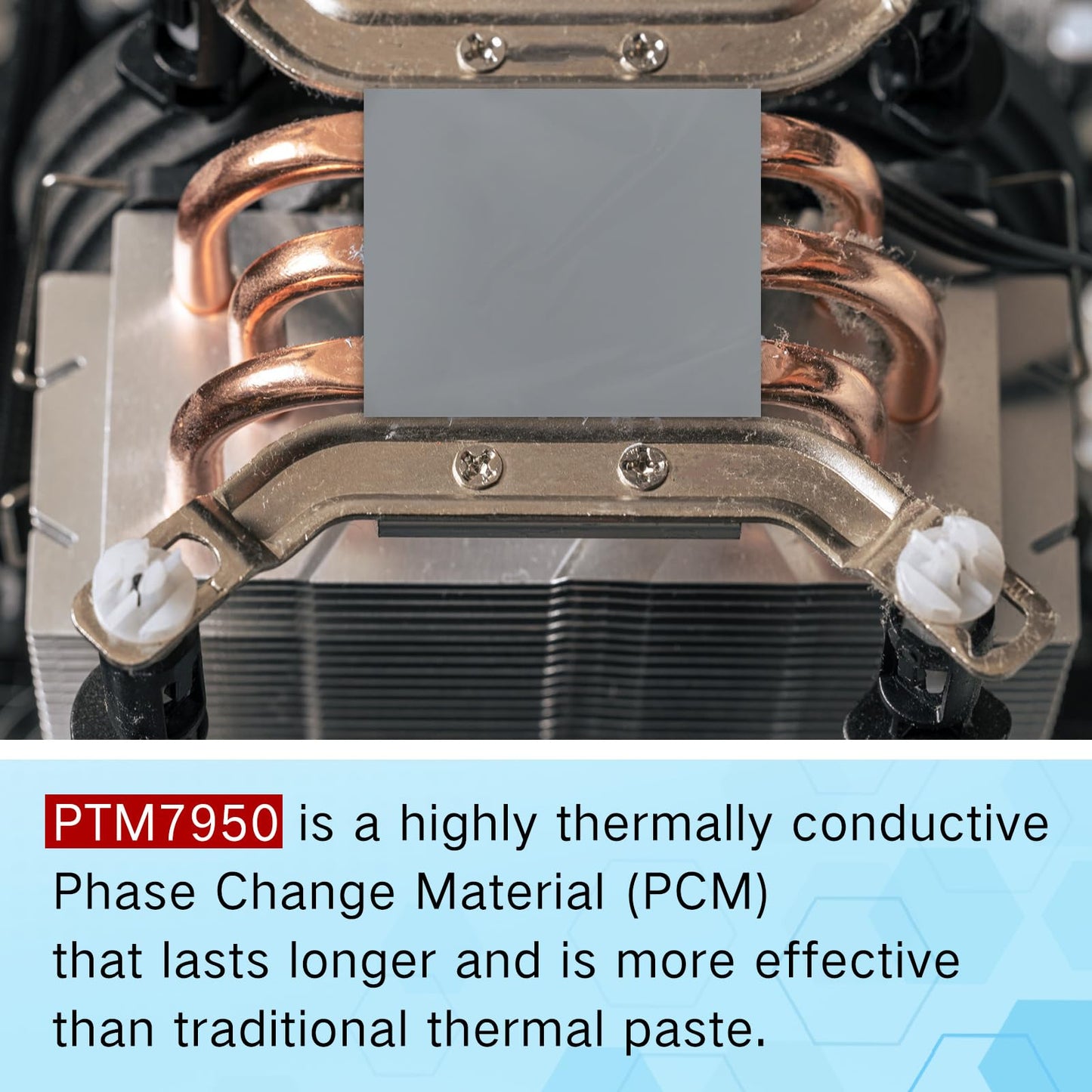 Nuanchu GPU Thermal Pad Ptm7950 Phase Change Thermal Pad 8.5 Watt per Meter per Kelvin Conductive Silicone Grease CPU Paste for Laptop, Game Machine(40 x 80 x 0.2 mm)