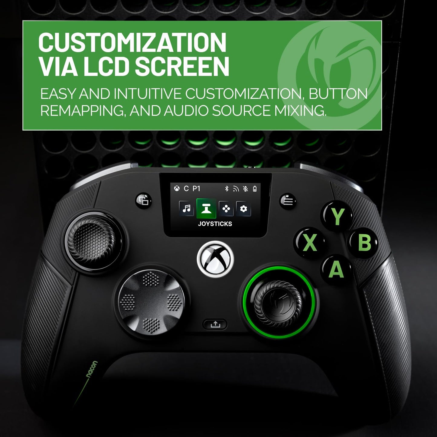 NACON Revolution X Unlimited Advanced Precision Controller Officially Licensed for Xbox Series X | S, Xbox One, Windows 10/11 PC & Android - Wired and Wireless - Charging Station