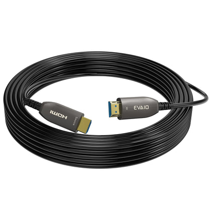 Fiber Optic HDMI Cable 100 Feet, HDMI 2.0, 18Gbps, Supports 4K@ 60Hz, 4:4:4/4:2:2/4:2:0, HDR10, Dolby Vision, HDCP2.2, ARC,3D,Slim and Flexible