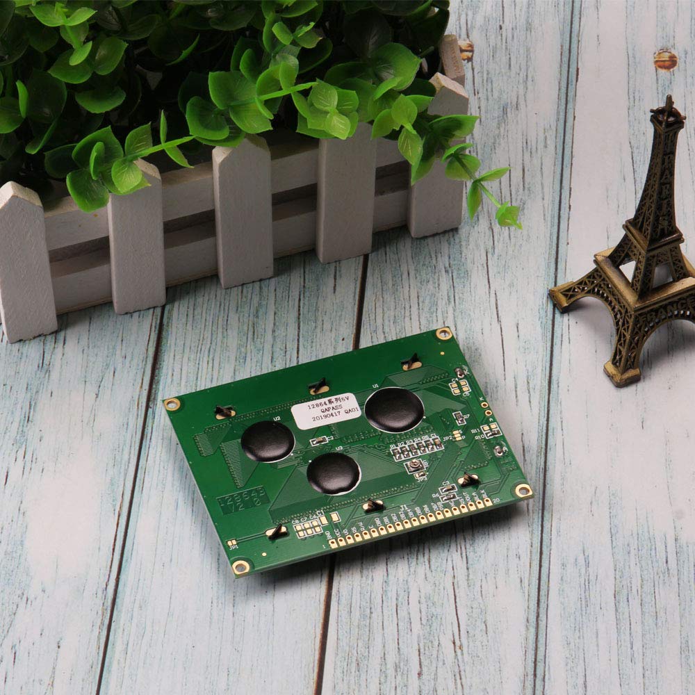 Ximimark 1PCS 5V 12864 LCD Display Module 128x64 Dots Graphic Matrix LCD Blue Backlight