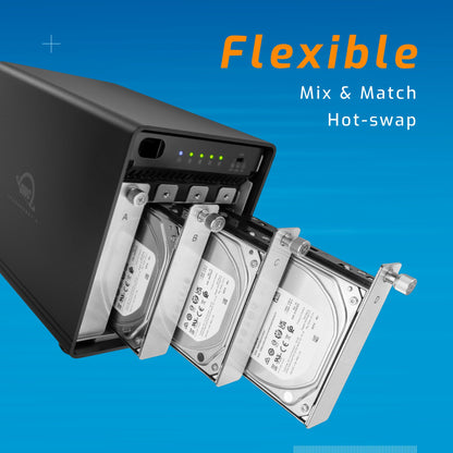 OWC ThunderBay 4 32TB Four-Bay Thunderbolt 40Gb/s Enterprise Drive RAID Storage Solution with SoftRAID Premium