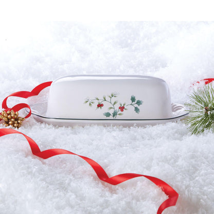 Pfaltzgraff Winterberry Covered Butter Dish Dinnerware Set, Assorted