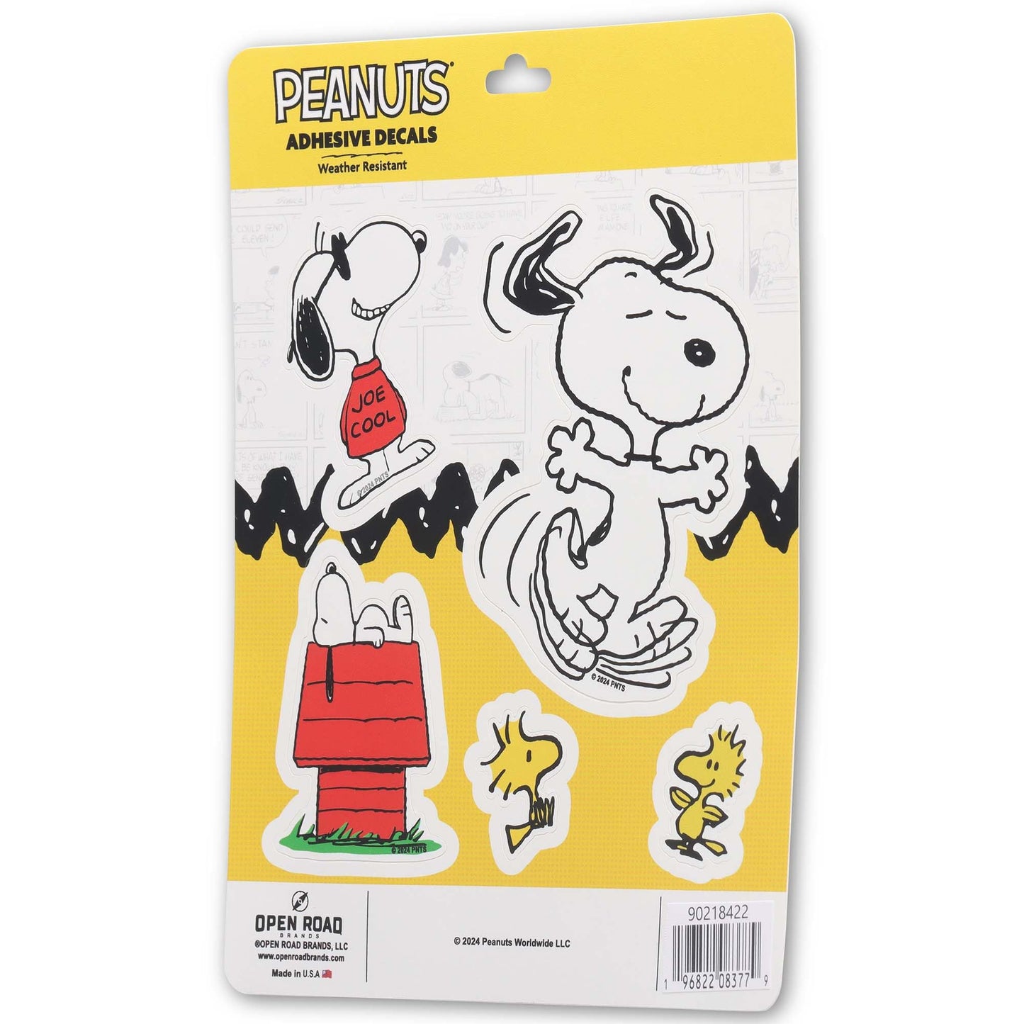 Peanuts Snoopy Aufkleber-Set aus Vinyl – Lustige Snoopy-Aufkleber für Auto, Fenster, Wasserflasche oder Laptop