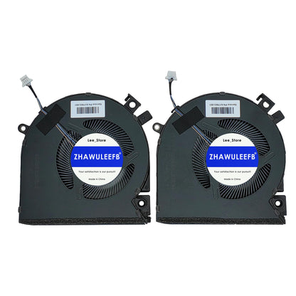 Replacement New Laptop CPU+GPU Cooling Fan for HP Victus 15-FA 15-FB 15-fa0031dx 15-fb0028nr TPN-Q278 TPN-Q279 15-FB0028NR 0050AX 0103LA Series N17902-001 N13304-001 DFS5K22B056737 FPJY 2-Pack Fan