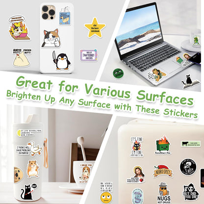 Aowplc 50 Pcs Nurse Stickers, Vinyl Nursing Stickers Decals for Laptops and Water Bottles, Nurse Accessories for Work