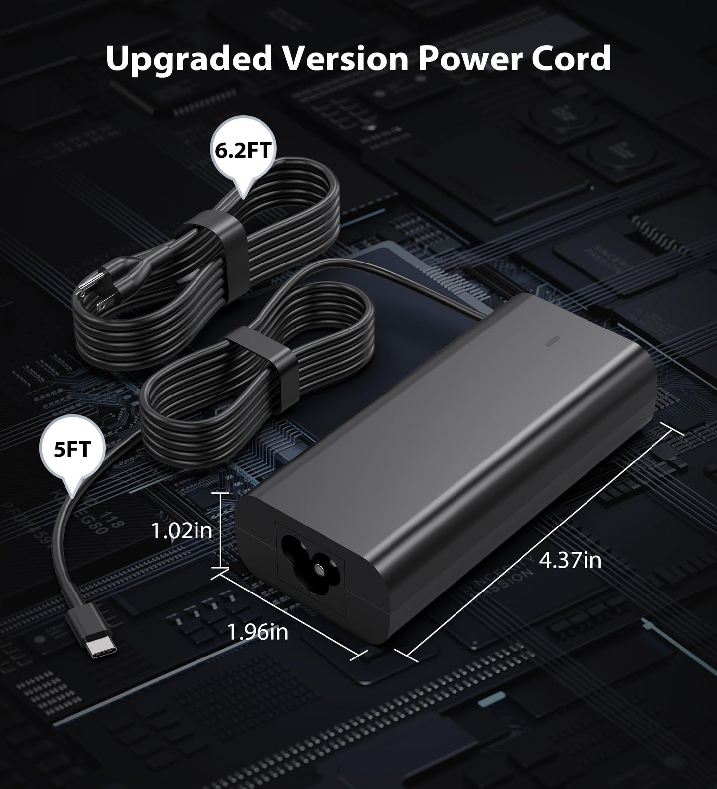 New Slim 65W USB C Laptop Charger Replacement for Dell Latitude 5420 5430 5520 5530 5540 7420 7430 7440 7390, XPS 13 Chromebook Charger 3100 Power Adapter Fit for Dell Laptop Charger USB C