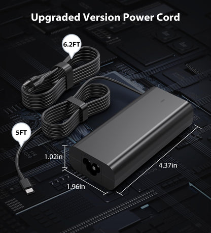 New Slim 65W USB C Laptop Charger Replacement for Dell Latitude 5420 5430 5520 5530 5540 7420 7430 7440 7390, XPS 13 Chromebook Charger 3100 Power Adapter Fit for Dell Laptop Charger USB C