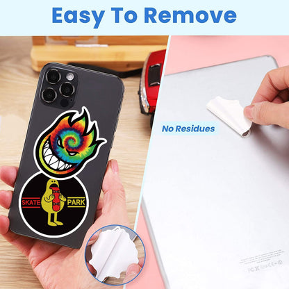 Skateboard Stickers 100Pcs/Pack Cool Waterproof Stickers for Laptop Water Bottle Suitcase Phone, Skateboarding Stickers Decal for Teens Boys Adults