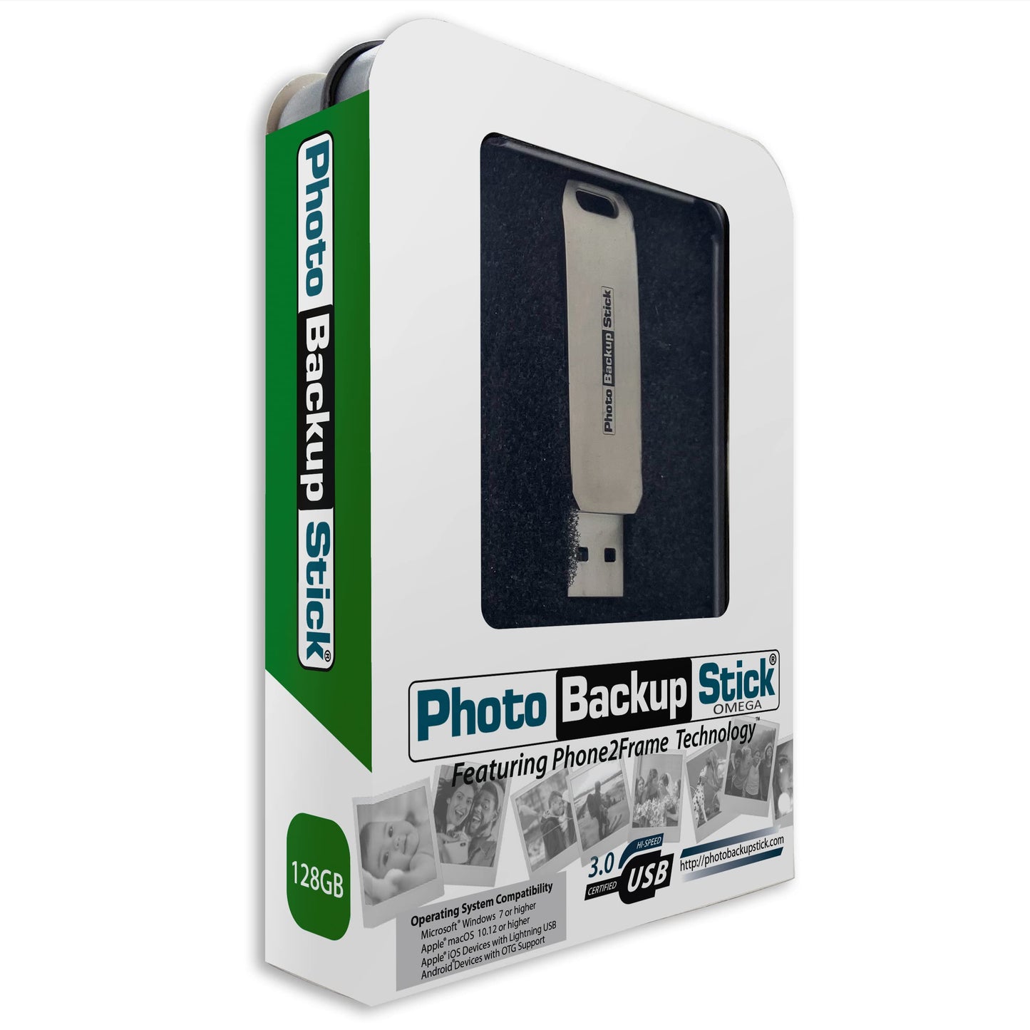 Foto-Backup-Stick für Android (128 GB) – Sichern Sie Fotos und Videos von Android-Smartphones und -Tablets