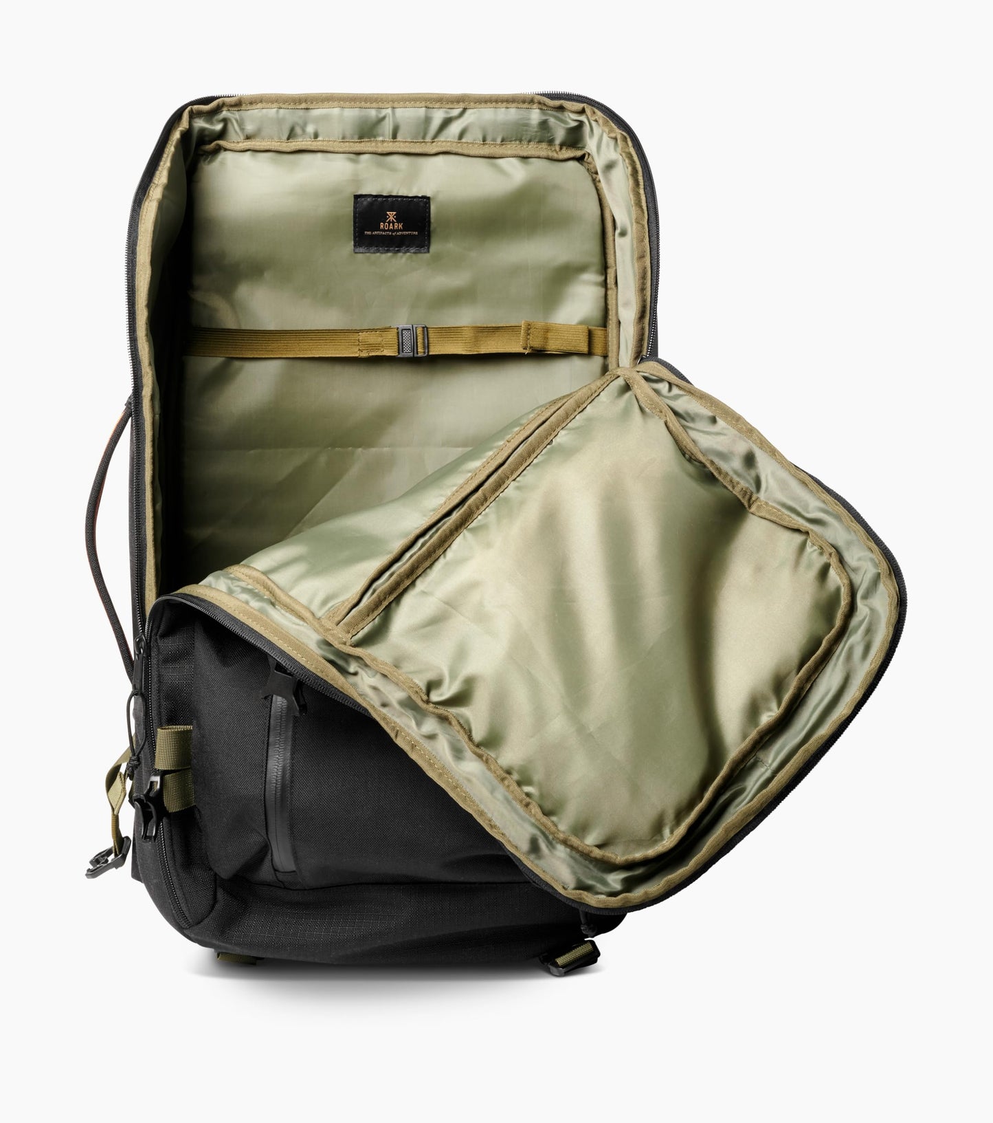 Roark 5 Day Mule 55L Backpack, Multi-Day Travel Pack with Laptop Storage, Black