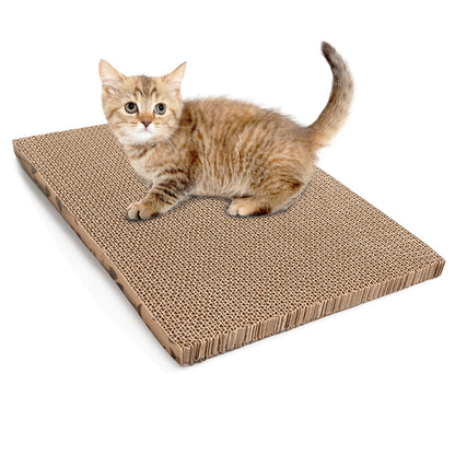 Roadtofree Cat Scratcher Cardboard Cat Scratching Board Cat Scratchers for Indoor Cats Cat Scratching pad (1pcs)