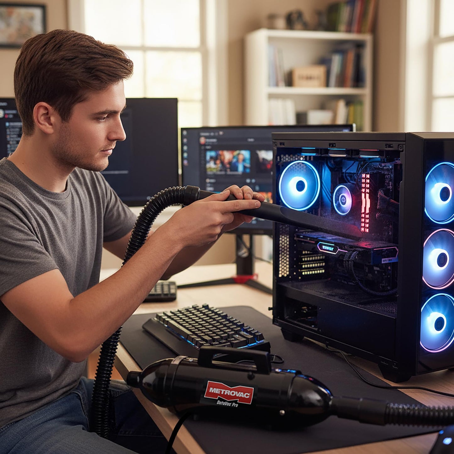 METROVAC Electric DataVac Pro Series | Model MDV-1BA | Computer Vacuum | Blower |Cleaner | Duster | Made in The USA