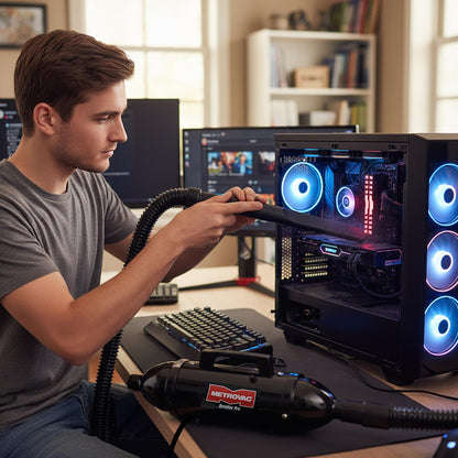 METROVAC Electric DataVac Pro Series | Model MDV-1BA | Computer Vacuum | Blower |Cleaner | Duster | Made in The USA