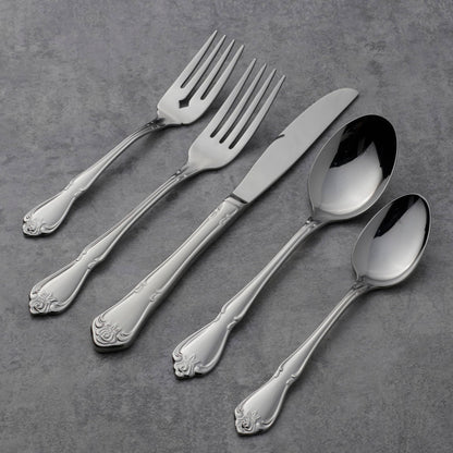Oneida True Rose Dinner Forks, silver set of 4
