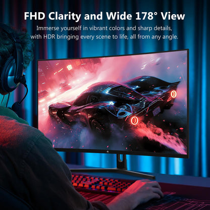 Z-Edge 32-Zoll-Curved-Gaming-Monitor, FHD 1080P 240Hz Curved-Monitor, 1500R Computermonitor, MPRT 1ms Monitor, UG32P 2x DP 1.4 Anschlüsse und 2x HDMI 2.0 Anschlüsse 