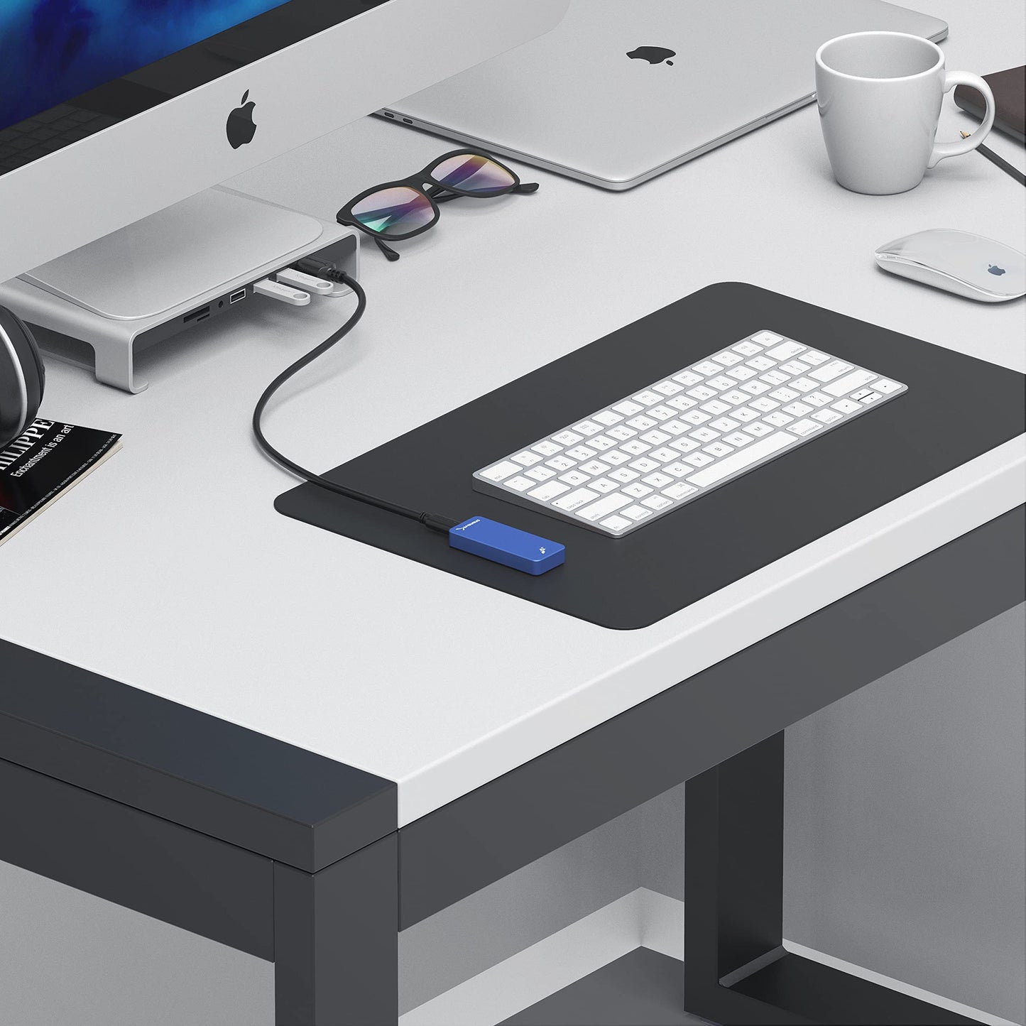 SABRENT 1TB Rocket Nano External Aluminum SSD Up to 1000MB/s (Pink) (SB-1TB-NANO-PNK)