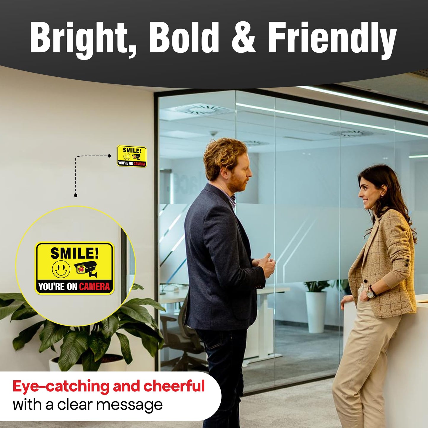 Klebende Ausdrücke | 6 Stück „Sie werden gefilmt“-Aufkleber, zwei Größen (2 große, 4 mittlere) – Stark haftend, wasserfest! Diebstahlsichere Autoaufkleber. Ideal für mehr Sicherheit.