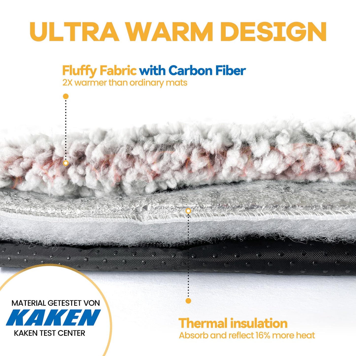 Self Warming Cat Bed Self Heating Cat Dog Mat 24 x 18 inch Extra Warm Thermal Pet Pad for Indoor Outdoor Pets with Removable Cover Non-Slip Bottom Washable Non Electric