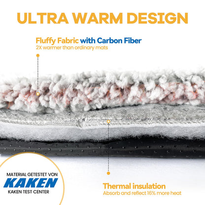 Self Warming Cat Bed Self Heating Cat Dog Mat 24 x 18 inch Extra Warm Thermal Pet Pad for Indoor Outdoor Pets with Removable Cover Non-Slip Bottom Washable Non Electric