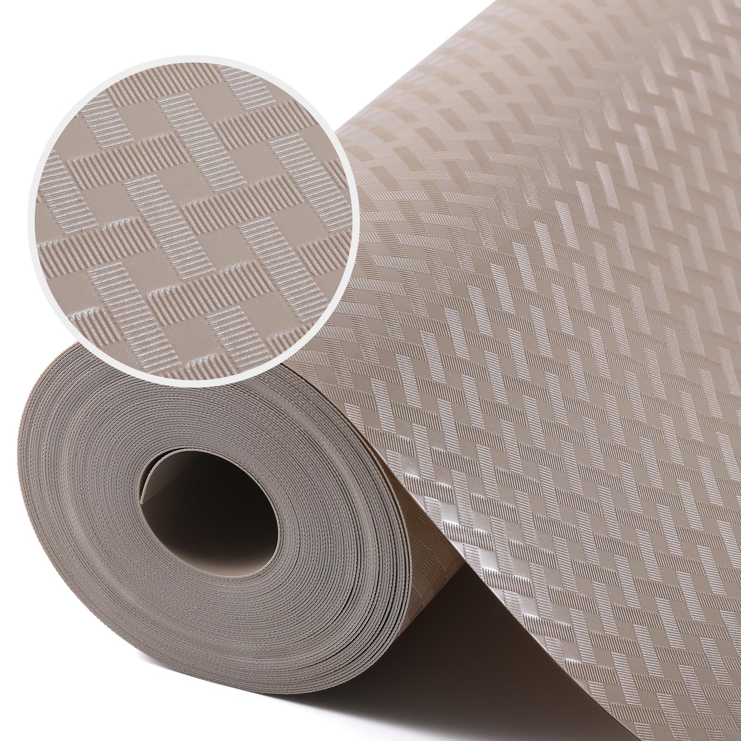 Regaleinlagen für Küchenschränke, Kühlschrankeinlagen, wasser- und ölabweisende Küchenschrankeinlagen, Schubladenmatten aus EVA-Material, nicht klebend, grau, 30 x 150 cm 