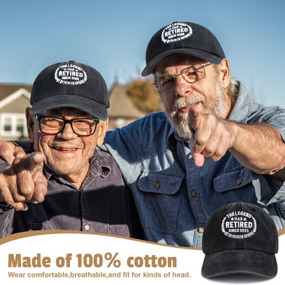 Retirement Gifts for Men 2025 Retired Gifts for Men Happy Retirement Decorations for Man The Legend has Retired Gift Ideas for Man Includes Mug Hat Candle Socks Dice