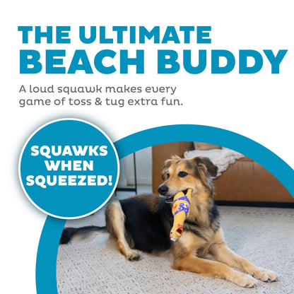 Outward Hound by Charming Pet Squawkers Henrietta Latex Squeaky Rubber Chicken Dog Toy, Funny Interactive Holiday Toy for Dogs, Large Size