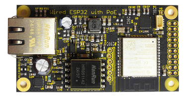 Silicognition wESP32 - ESP32 with Isolated Ethernet and 13W IEEE 802.3at PoE, 16MB Flash, MicroPython, Arduino, ESP-IDF Compatible