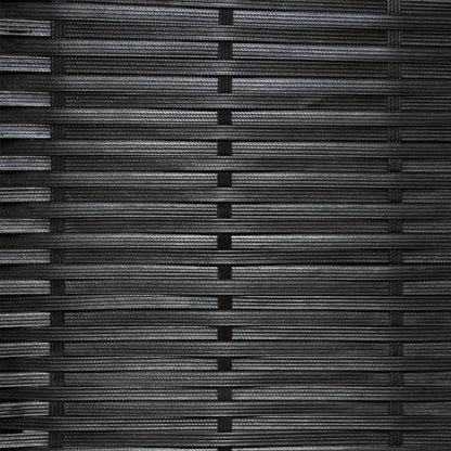 3-tlg. Bistro-Set mit Auflagen Poly Rattan Schwarz