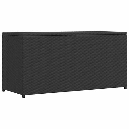 Garten-Auflagenbox Schwarz 120x50x60 cm Poly Rattan