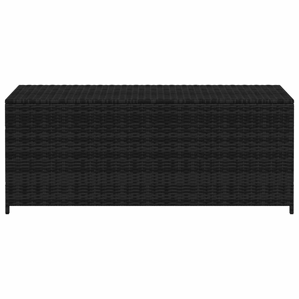 Garden-Auflagenbox Schwarz 150x50x60 cm Poly Rattan
